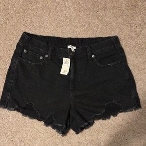 Aerie Black Jean Shorts